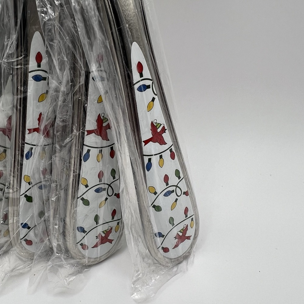 Temp-tations Tara Winter Whimsy Set of 6 Knives New! Christmas Holiday - Picture 2 of 4